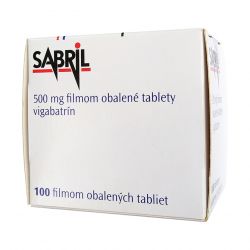 Сабрил (Вигабатрин) таблетки 500мг №100 (100 таблеток) в Магнитогорске и области фото